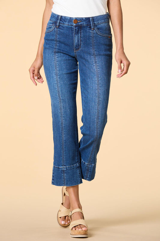 Versona petite kick start jeans DARK_WASH_DENIM