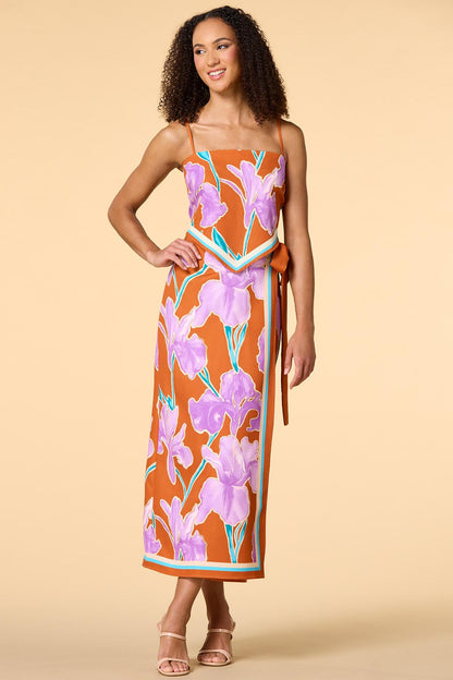 Versona cabo sunset maxi skirt MULTI
