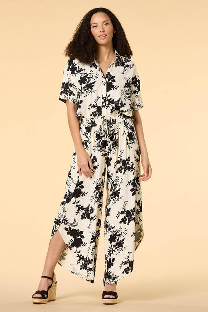 Versona summer shade shirt BLACK_WHITE_PATTERN