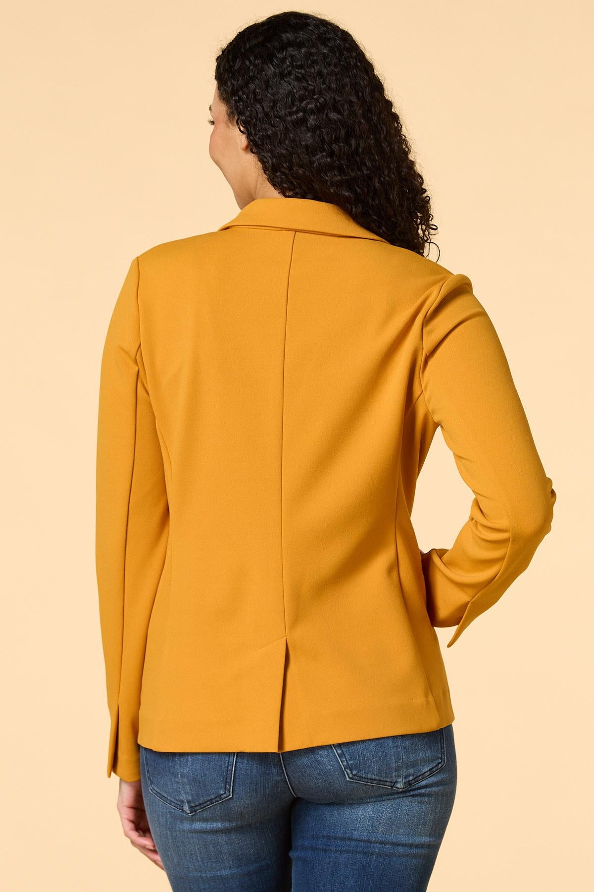 Versona petite office culture blazer WHITE_ALYSSUM