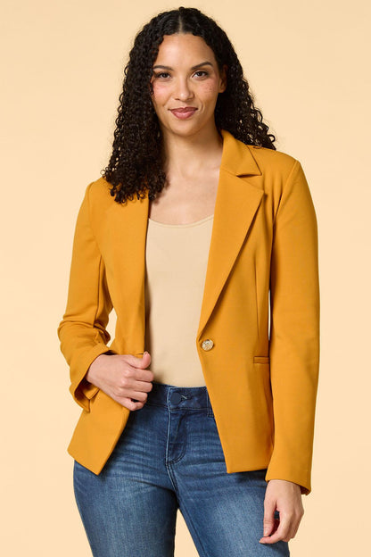 Versona petite office culture blazer WHITE_ALYSSUM